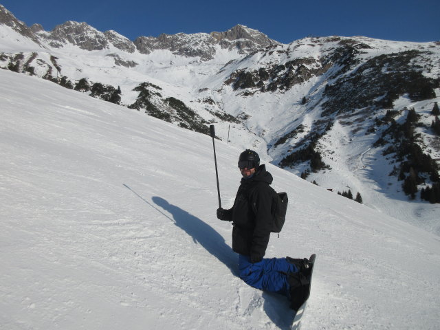 Markus auf der Kandahar-Galzig-Piste