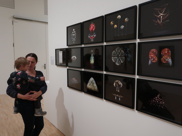 Nils und Sabine in der Ausstellung 'Flower Power - Eine Kulturgeschichte der Pflanzen'