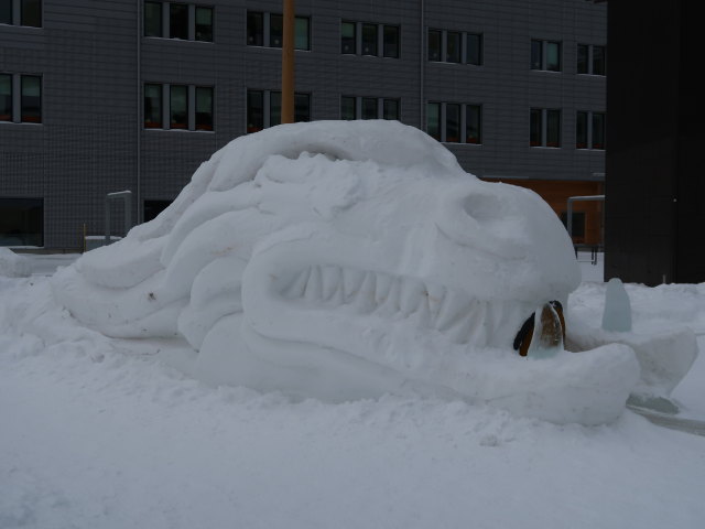 beim Kiruna Stadshus (22. Feb.)