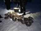 Wildniscamp von Arctic Dogsled Adventure beim V&auml;kk&auml;r&auml;j&auml;rvi (20. Feb.)