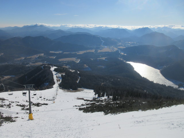 Steilhang-Abfahrt