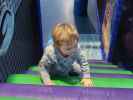 Nils im Kletterparcours