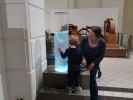 Nils und Sabine in der Dauerausstellung 'Energie'