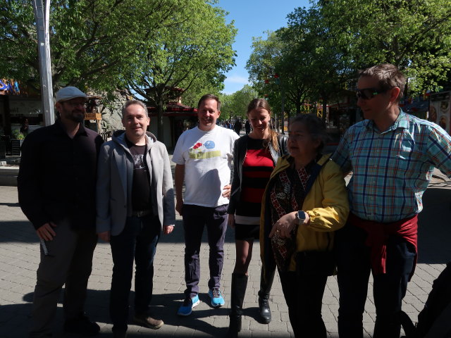 Markus, Udo, Peter, Julia, Silvana und ich im Prater