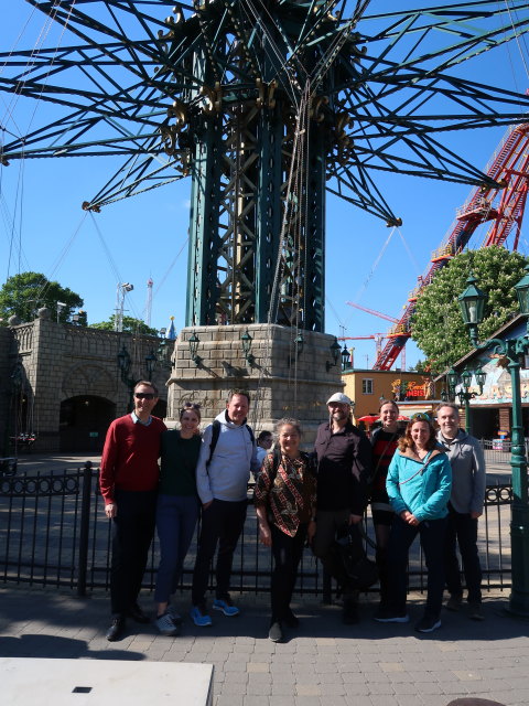 Ich, Klara, Peter, Silvana, Markus, Julia, ? und Udo beim Praterturm