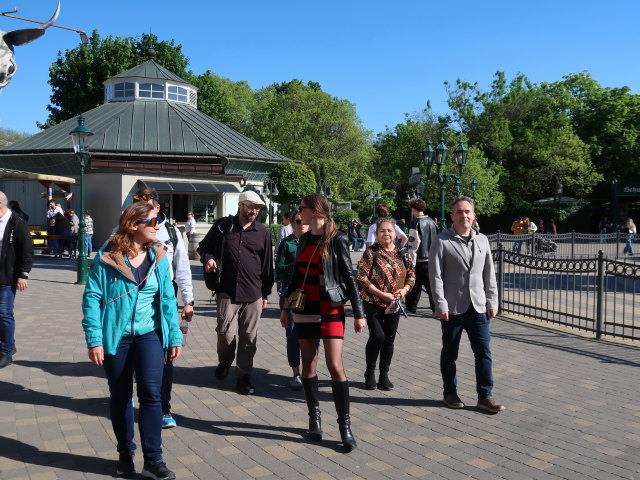 ?, Peter, Markus, Klara, Julia, Silvana und Udo im Prater