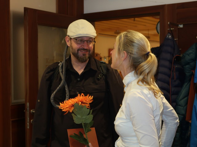 Markus und Janna im Buschenschank Lentner
