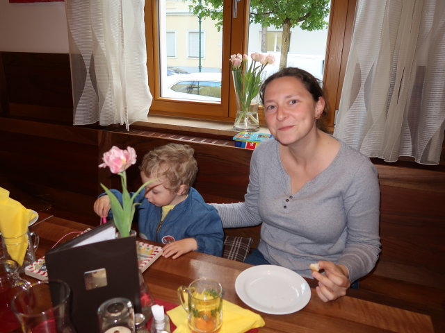 Nils und Sabine im Buschenschank Lentner