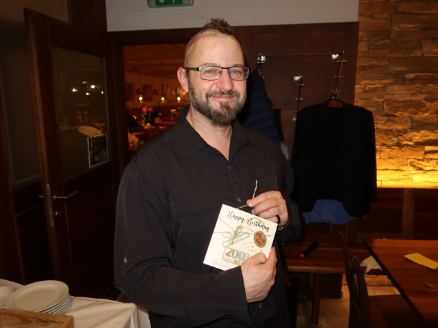 Markus im Buschenschank Lentner