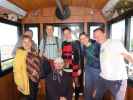 Silvana, Udo, ich, Markus, Julia, Klara und Peter im Riesenrad