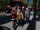 Julia, ich, Peter, Silvana, Markus und Udo im Prater