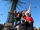 Silvana, Klara, Markus, Julia, ?, Udo, Peter und ich beim Praterturm