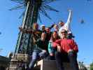 Silvana, Klara, Markus, Julia, ?, Udo, Peter und ich beim Praterturm