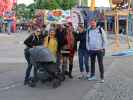 Sabine, Silvana, Markus, Julia, Klara und Peter im Prater