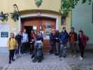 Silvana, Klara, Peter, Julia, Sabine, Nils, ?, Markus, ?, ? und ? beim Buschenschank Lentner