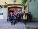 Klara, Peter, ich, Sabine, Nils, Julia, ?, Markus, ?, Silvana, ? und ? beim Buschenschank Lentner