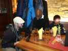 Markus, Farayi und ? im Buschenschank Lentner