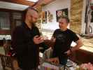 Markus und Udo im Buschenschank Lentner