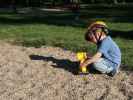 Nils am Generationenspielplatz Bad Pirawarth