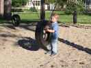 Nils am Generationenspielplatz Bad Pirawarth