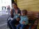 Sabine und Nils im Eissalon Lucky Ice in Pitten