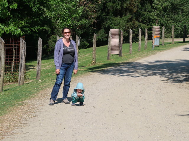 Sabine und Nils im Wildpark Hochrie&szlig; (9. Mai)
