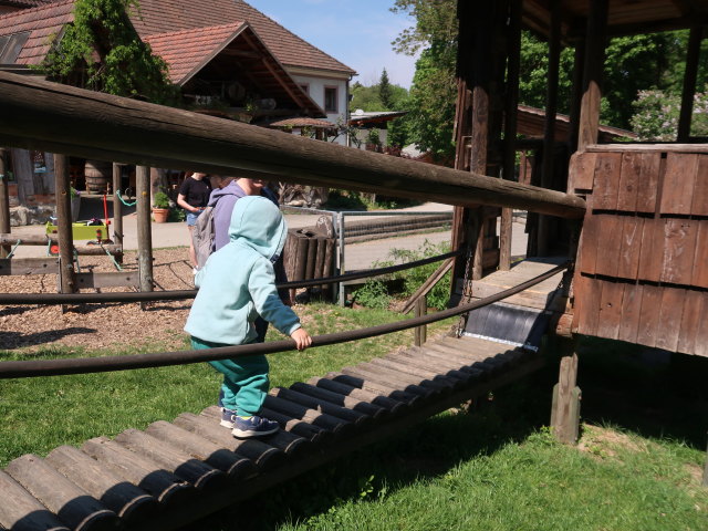Nils und Sabine im Wildpark Hochrie&szlig; (9. Mai)