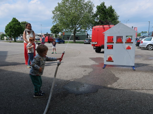Nils beim Erlauftaler Feuerwehrmuseum in Purgstall (9. Mai)