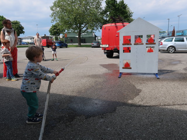Nils beim Erlauftaler Feuerwehrmuseum in Purgstall (9. Mai)