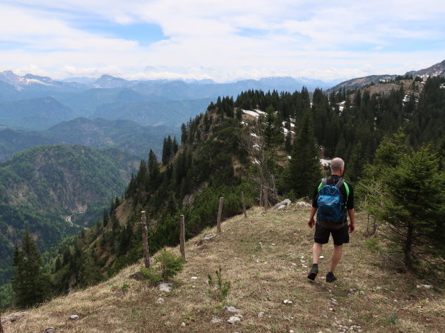 Frank zwischen Ringkogel und Planstiege