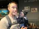 Ich und Nils im Welcome Center