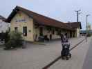 Sabine und Nils im Bahnhof Ober-Grafendorf, 276 m