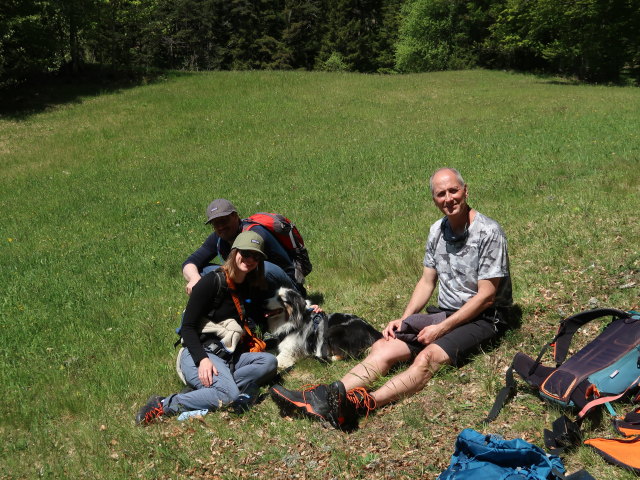 Thomas, Birgit und Frank am Preverniksattel