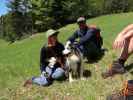 Birgit, Thomas und Frank am Preverniksattel