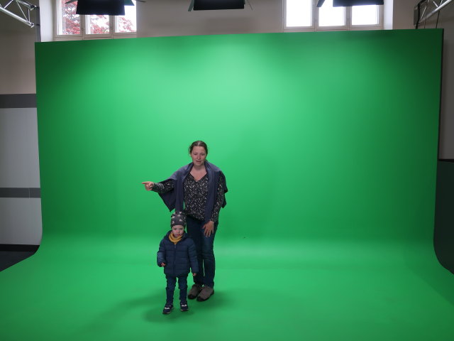 Nils und Sabine im Radio- ja TV-Museo Mastola in Lahti (22. Mai)