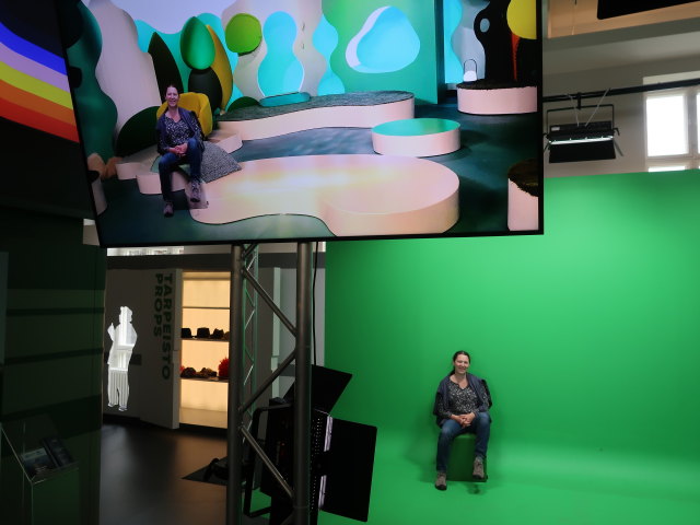 Sabine im Radio- ja TV-Museo Mastola in Lahti (22. Mai)