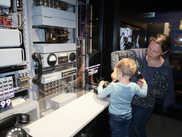Nils und Sabine im Radio- ja TV-Museo Mastola in Lahti (22. Mai)