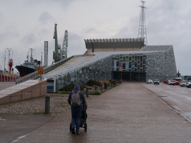 Sabine beim Merikeskus Vellamo in Kotka (22. Mai)