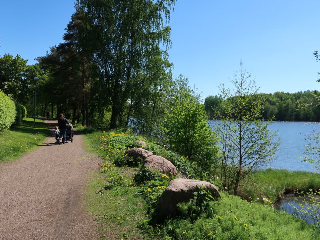 Nils und Sabine in der Koskenrannankatu in Kouvola (23. Mai)