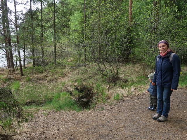 Nils und Sabine am Ketunlenkki im Repoveden Kansallispuisto (24. Mai)
