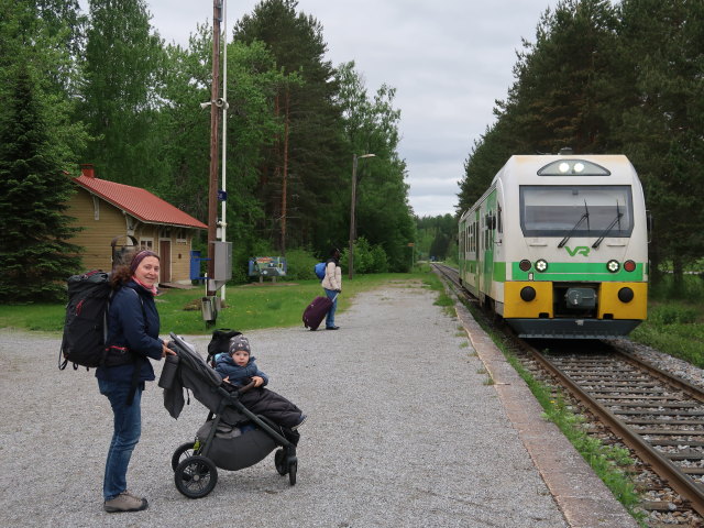Sabine und Nils im Luston Rau&shy;ta&shy;tie&shy;a&shy;se&shy;ma (25. Mai)