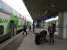 Sabine im Kouvolan Rautatieasema (22. Mai)