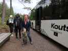 Nils und Sabine am Lapinsalmi Pys&auml;k&ouml;intialue im Repoveden Kansallispuisto (24. Mai)