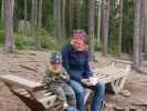 Nils und Sabine in Penkki im Repoveden Kansallispuisto (24. Mai)