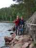 Ich, Sabine und Nils am Ketunlenkki im Repoveden Kansallispuisto (24. Mai)