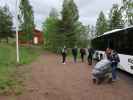 Sabine im Hillosensalmen Rautatieasema (24. Mai)