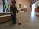 Nils in der Sonderausstellung 'Leikki&auml;h&auml;n t&auml;m&auml; vaan on' im Suomen Mets&auml;museo Lusto (25. Mai)