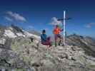 Ursa und ich am Rosskopf, 2.845 m (12. Juli)