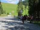 Ursa in der Haltestelle Gerlos Alpenstausee Durlassboden (12. Juli)