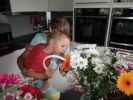 Nils und Mama im Haus meiner Eltern